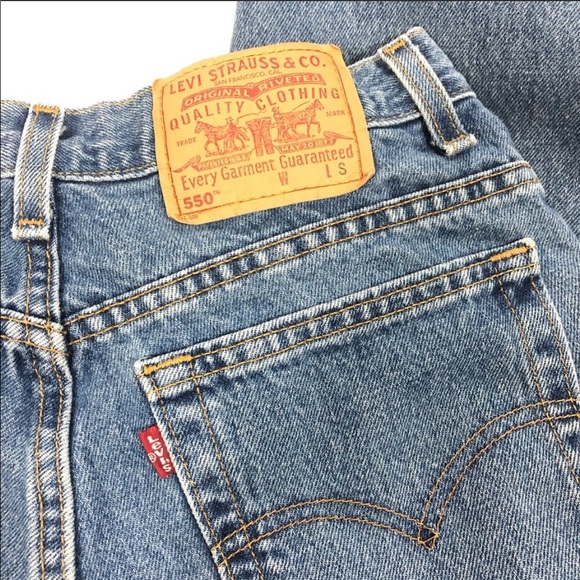 Levi’s Vintage USA 550 Hi Rise Relaxed Tapered 12S - Picture 5 of 9